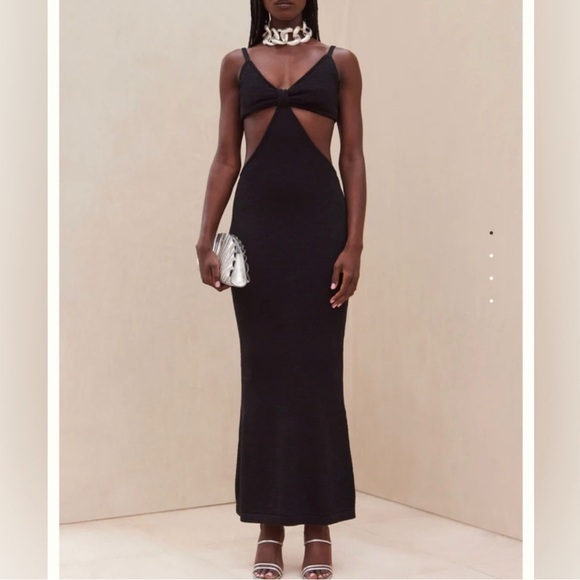 Cult Gaia Serita Dress - Black - Size M - Picture 3 of 8